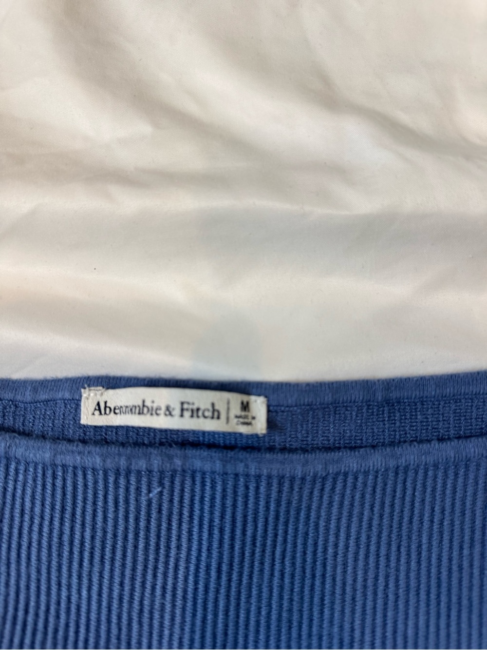 Abercrombie Ottoman Slash Tank in Blue - Picture 3 of 4